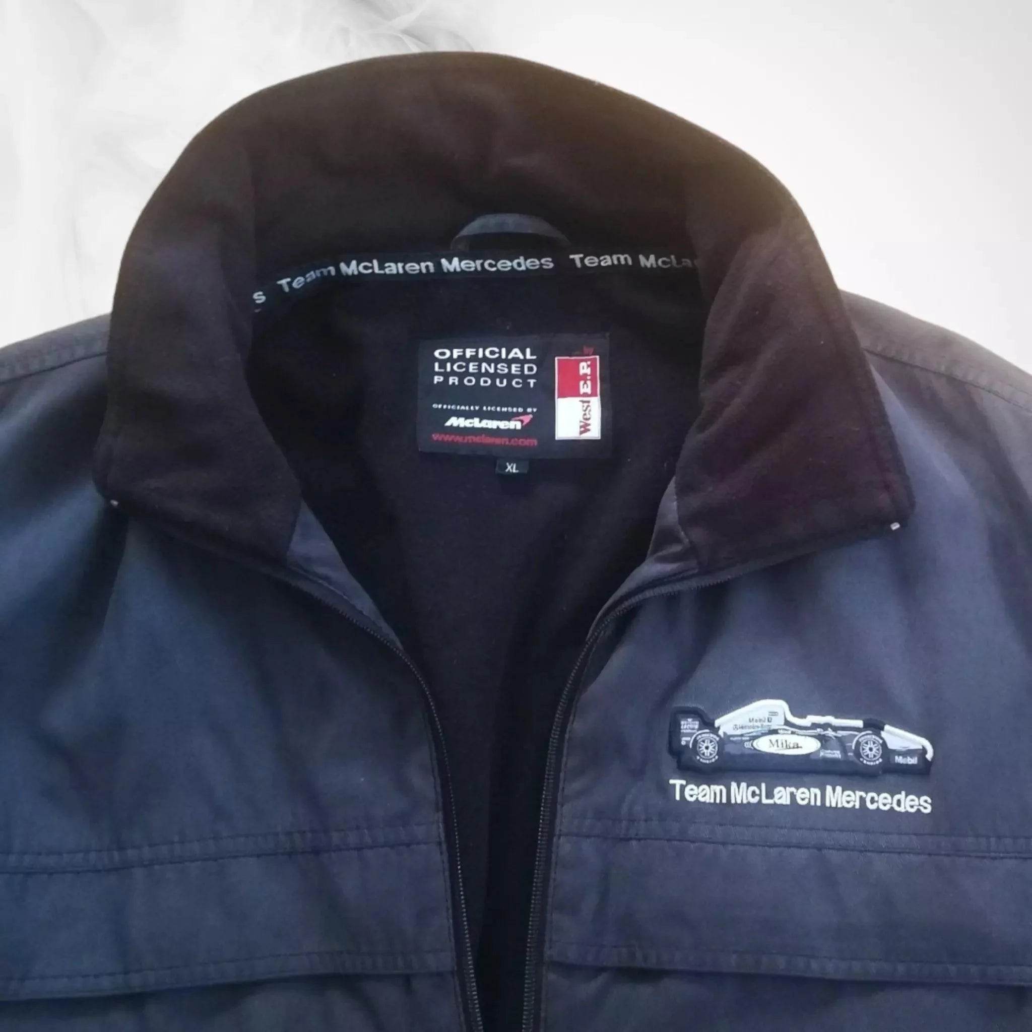 Vintage 90's McLaren Mika Häkkinen Jacket - Dash Racegear Store