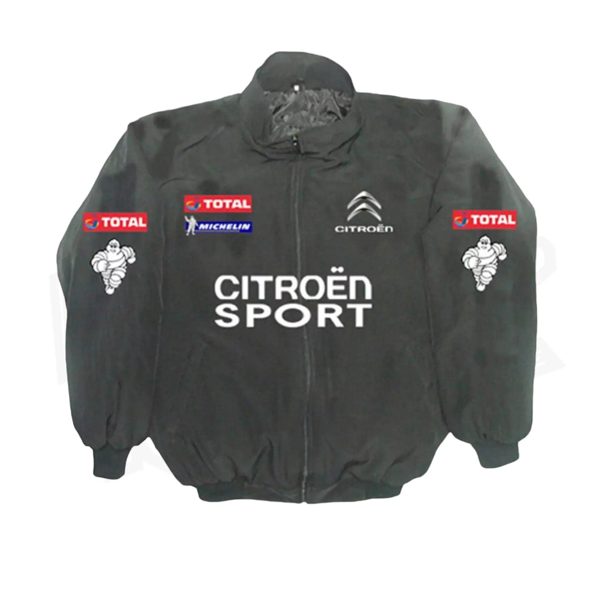 Vintage Citroen F1 Racing Embroidered Bomber Jacket - Dash Racegear Store
