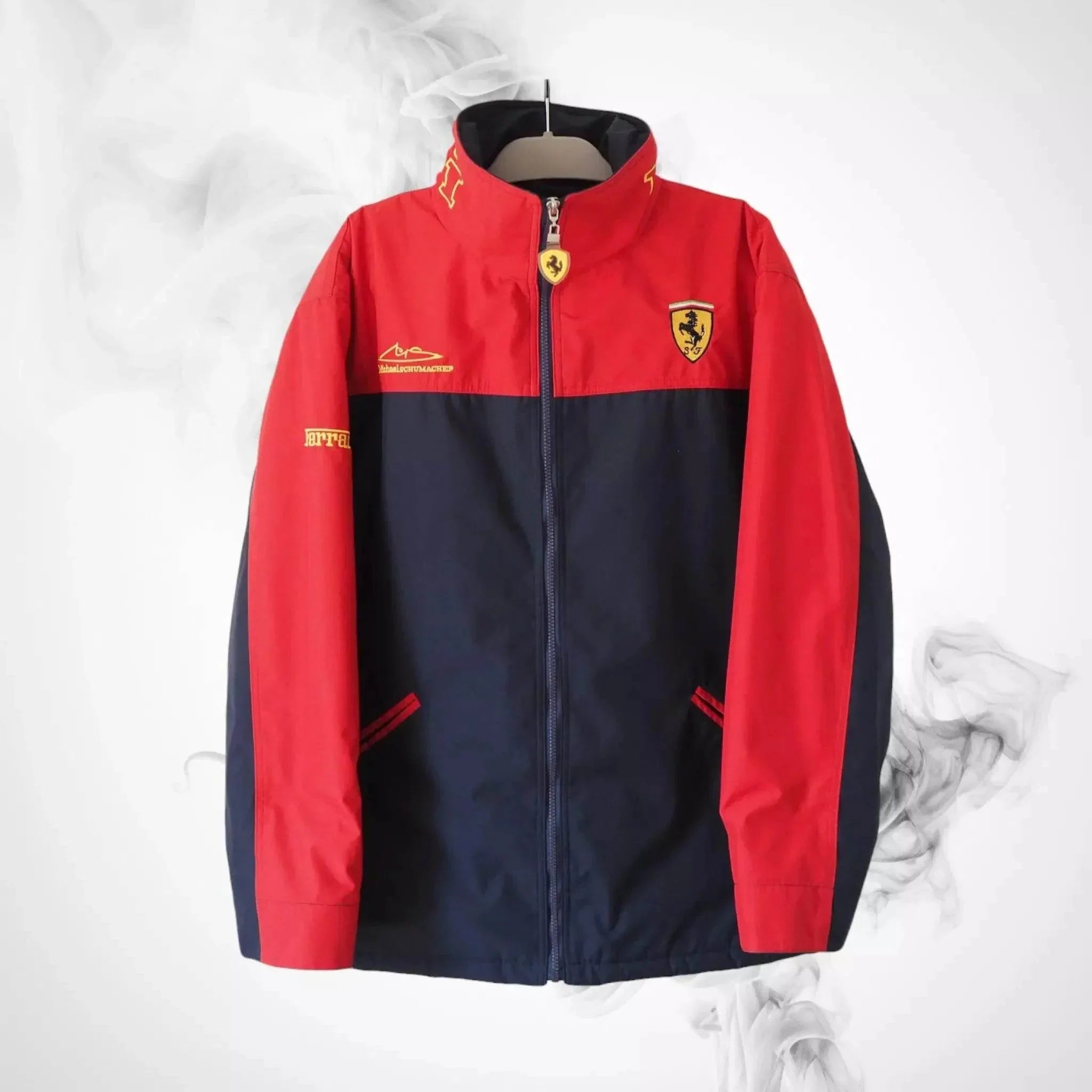 Vintage Ferrari Michael Schumacher 90's F1 Racing Team Jacket Men's
