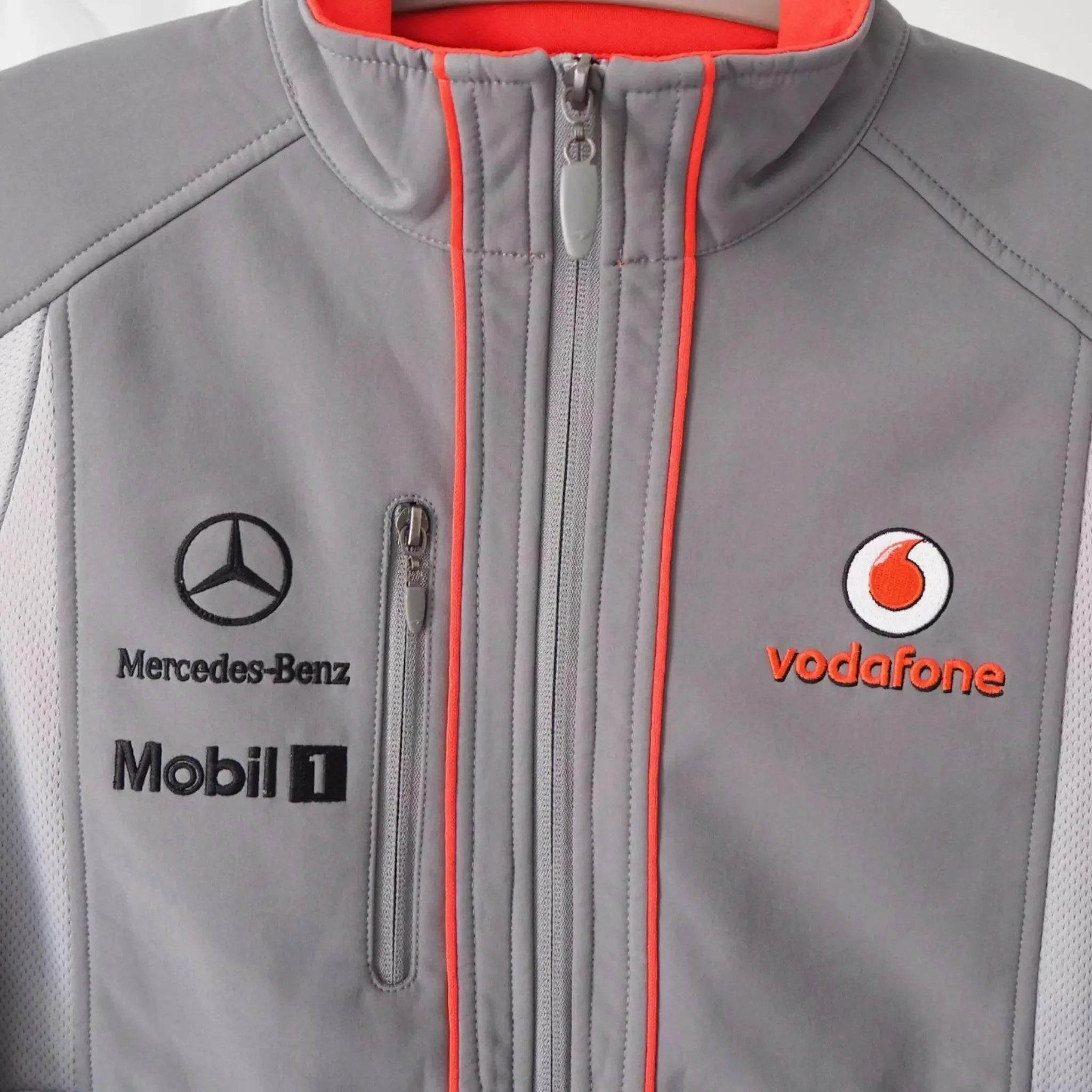 Vintage Mercedes Vodafone Racing Softshell Jacket - Dash Racegear Store