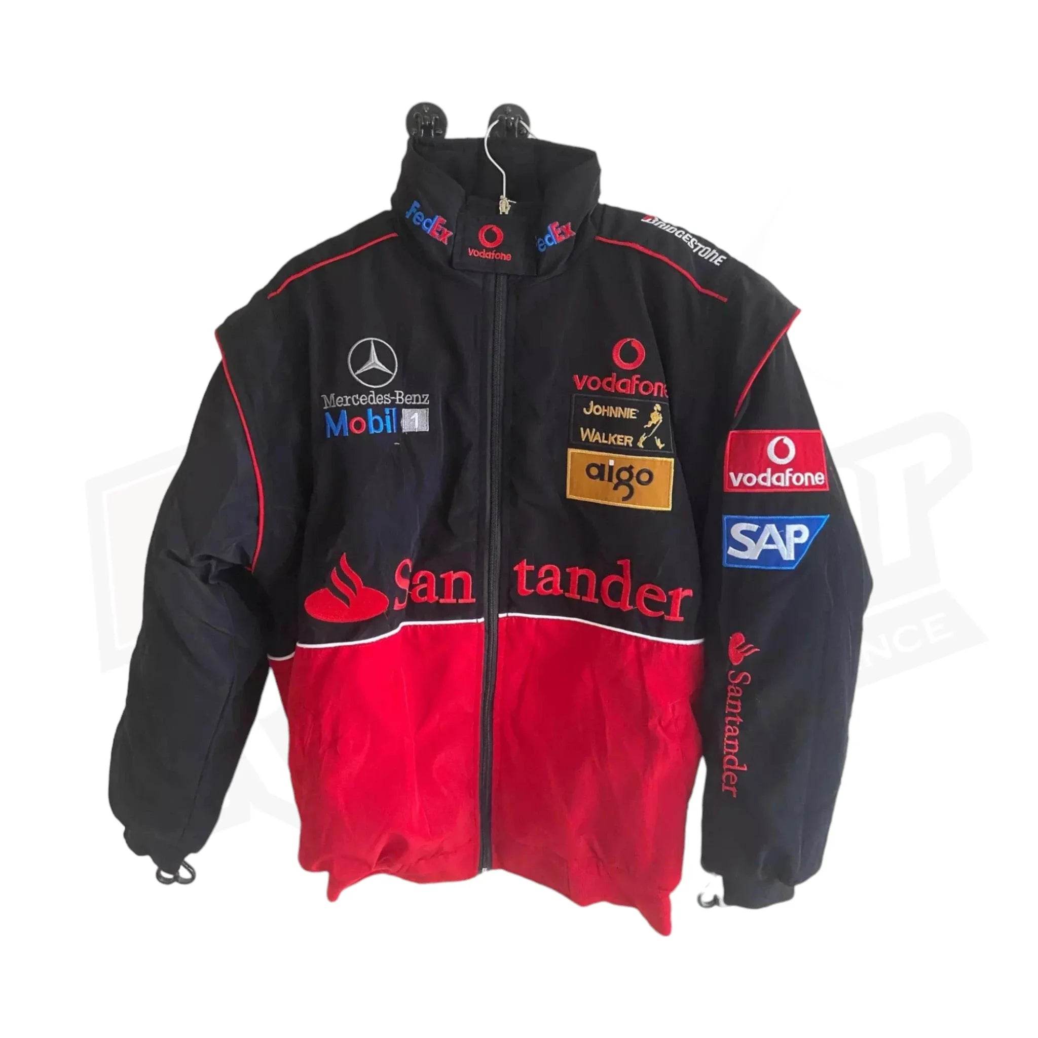 Vintage Mercedes AMG F1 Racing Bomber Jacket - Dash Racegear Store