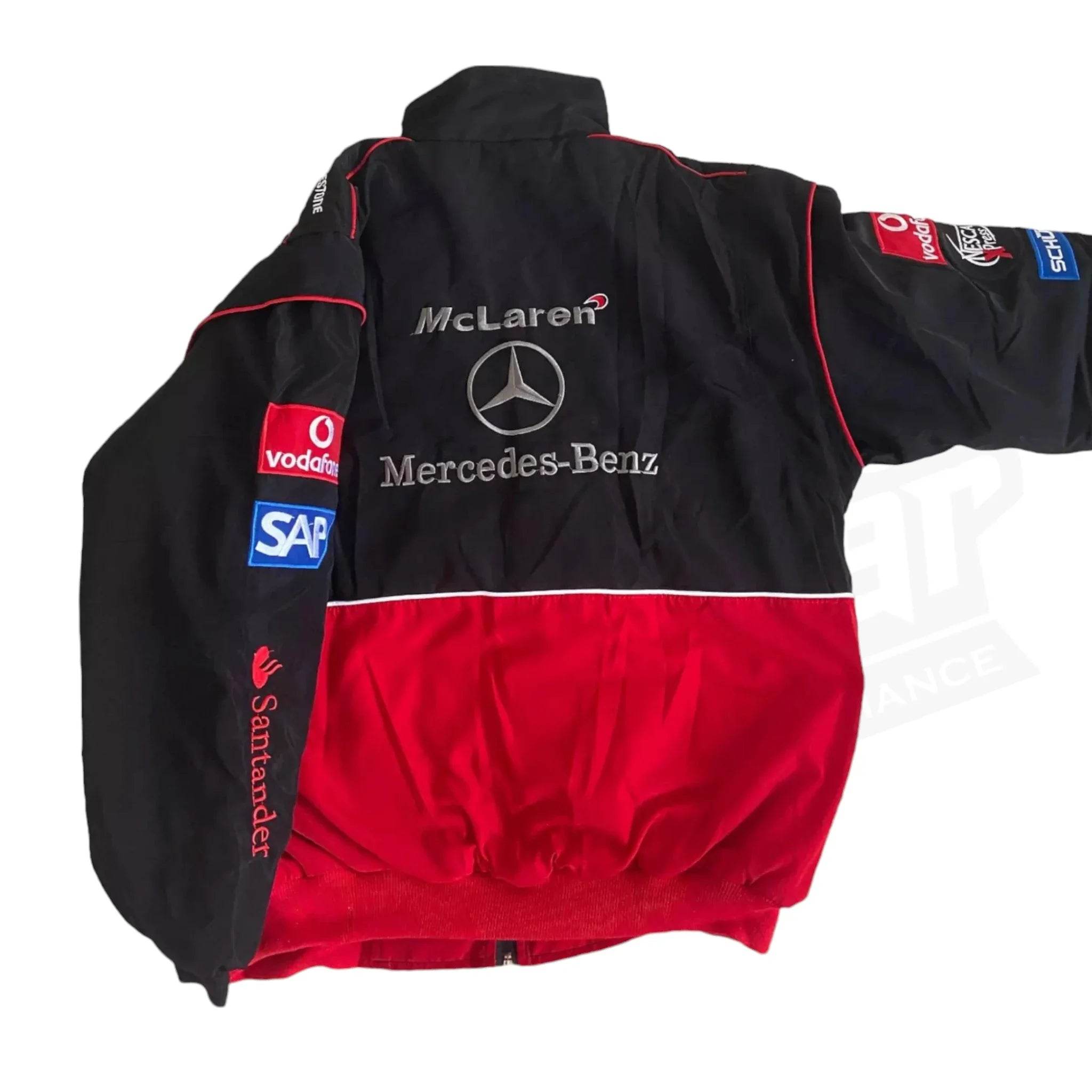 Vintage Mercedes AMG F1 Racing Bomber Jacket - Dash Racegear Store