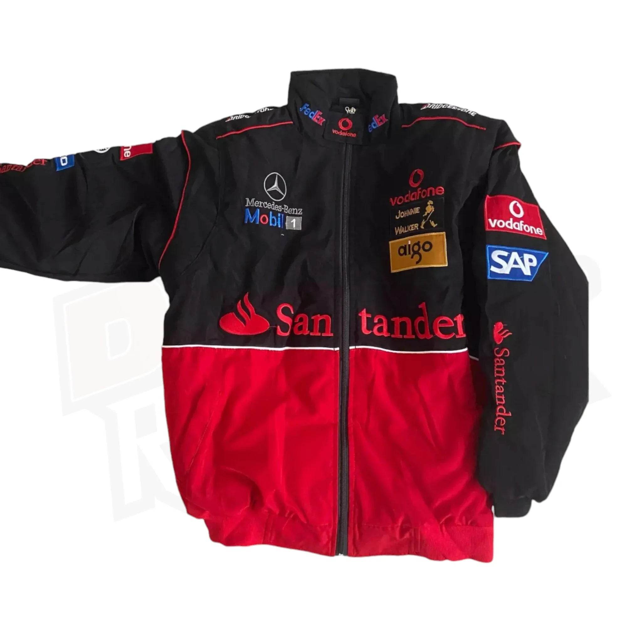 Vintage Mercedes AMG F1 Racing Bomber Jacket - Dash Racegear Store
