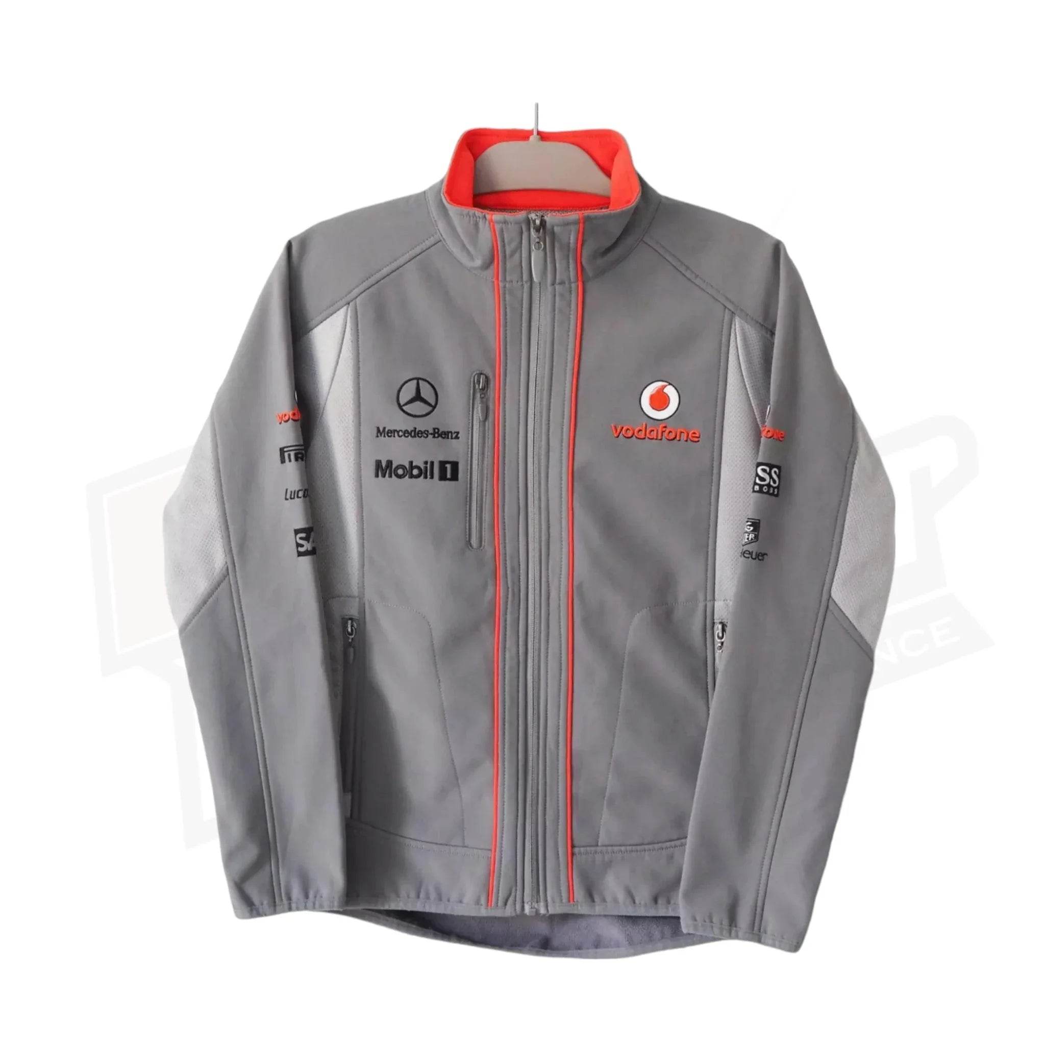 Vintage Mercedes Vodafone Racing Softshell Jacket - Dash Racegear Store