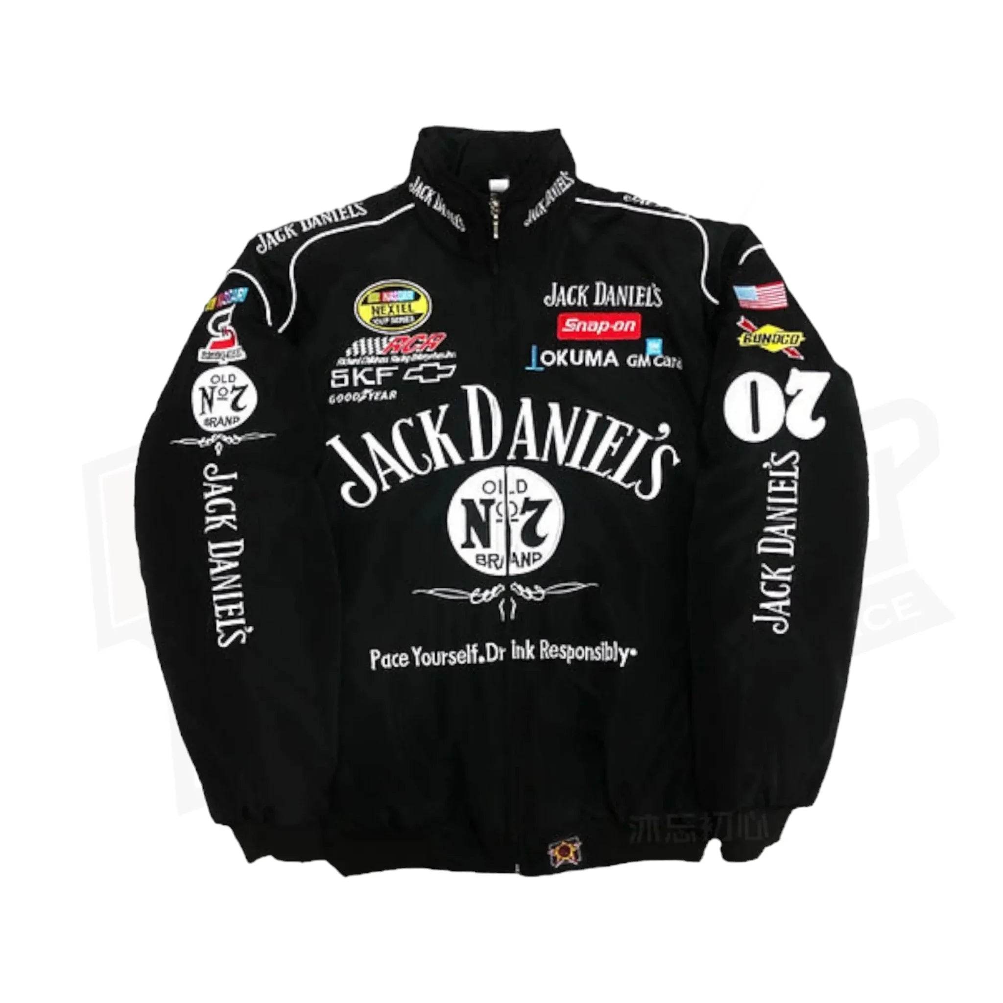 Vintage Nascar Jack Daniels Racing Jacket - Dash Racegear Store