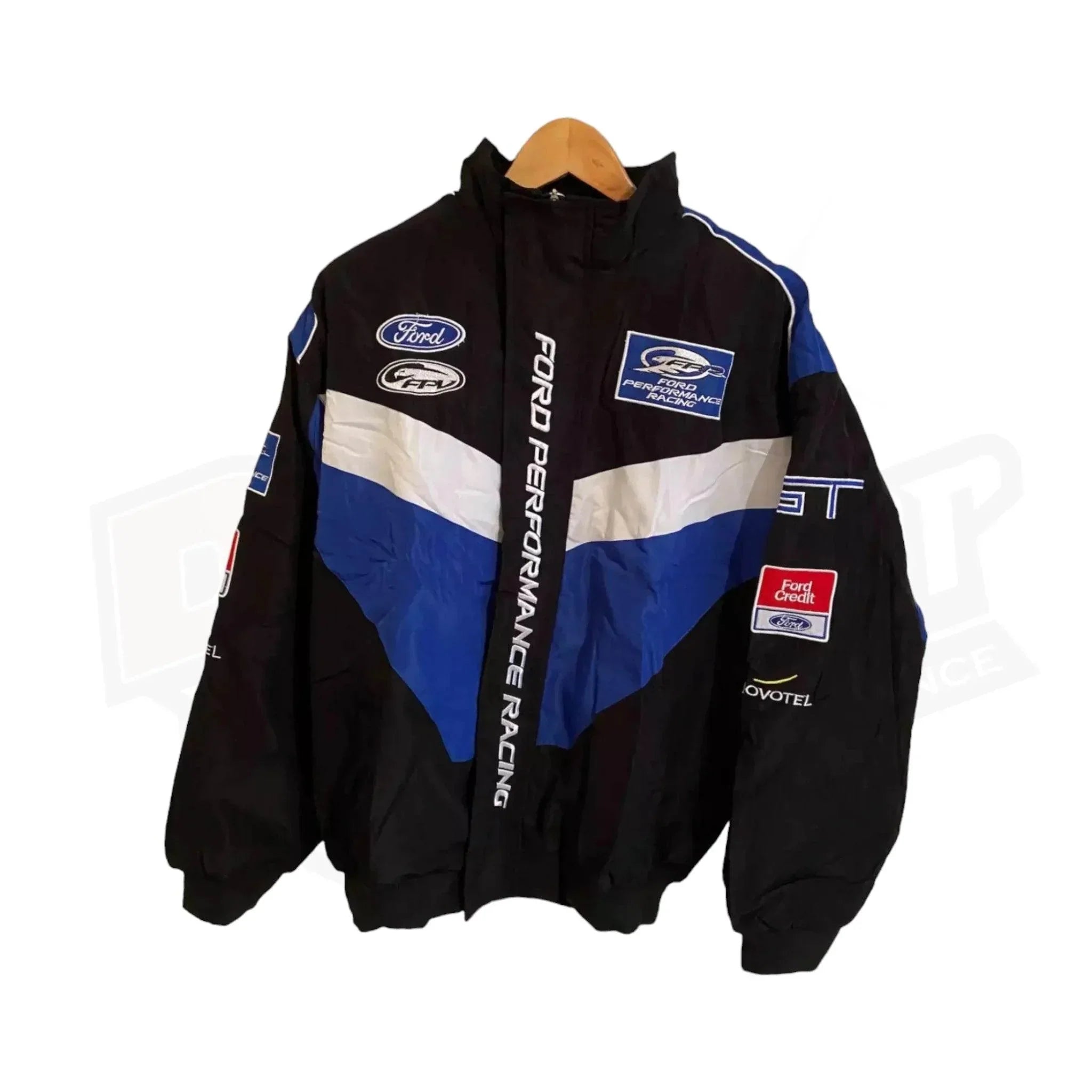 Vintage Navy/Blue Ford Performance Racing Bomber Jacket