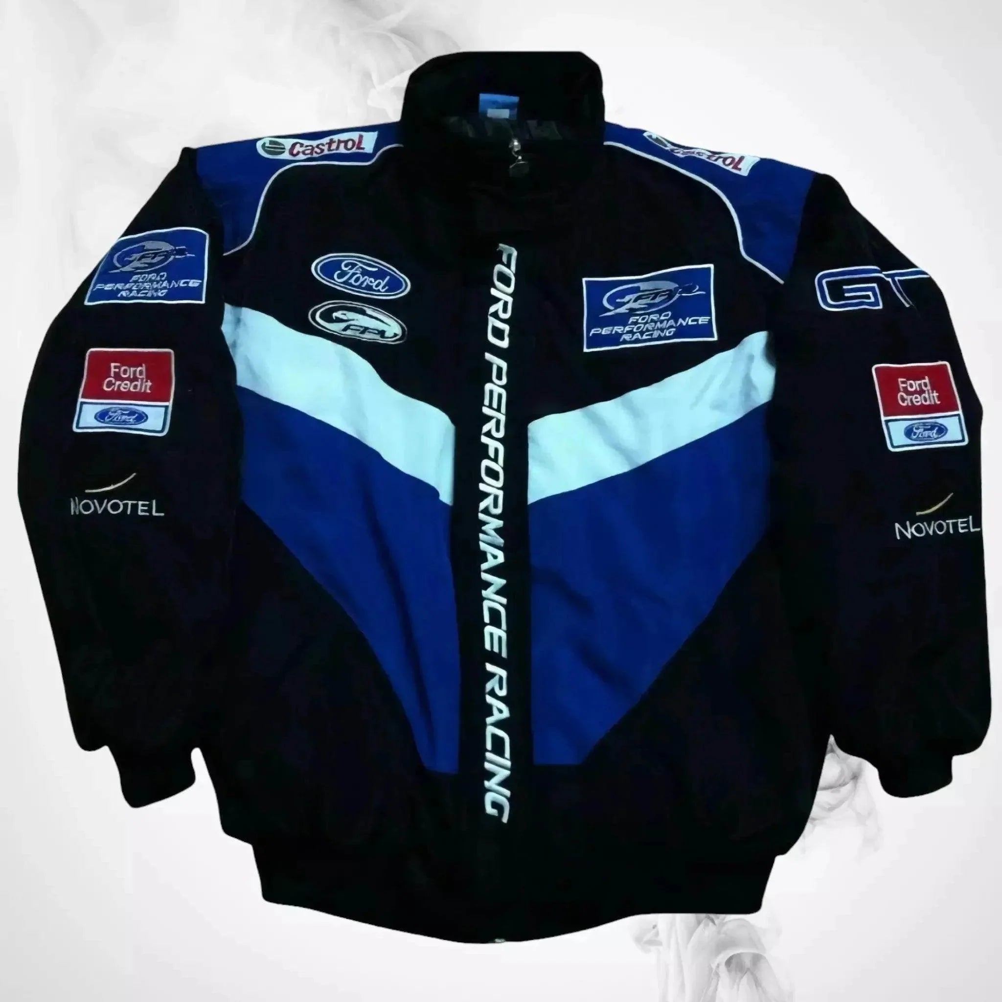 Vintage Navy/Blue Ford Performance Racing Bomber Jacket