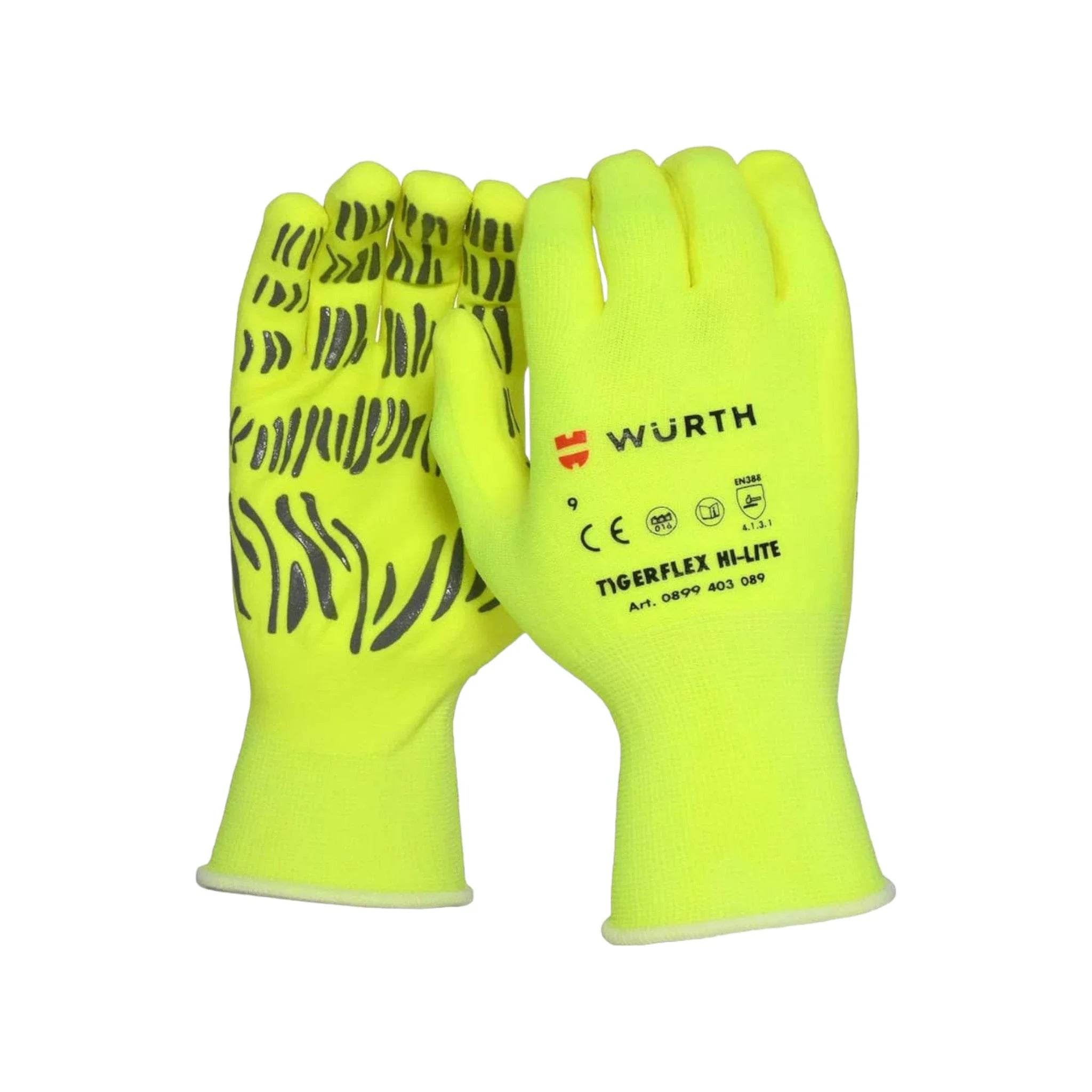 WURTH PROTECTIVE GLOVE TIGERFLEX HI-LITE - Dash Racegear Store