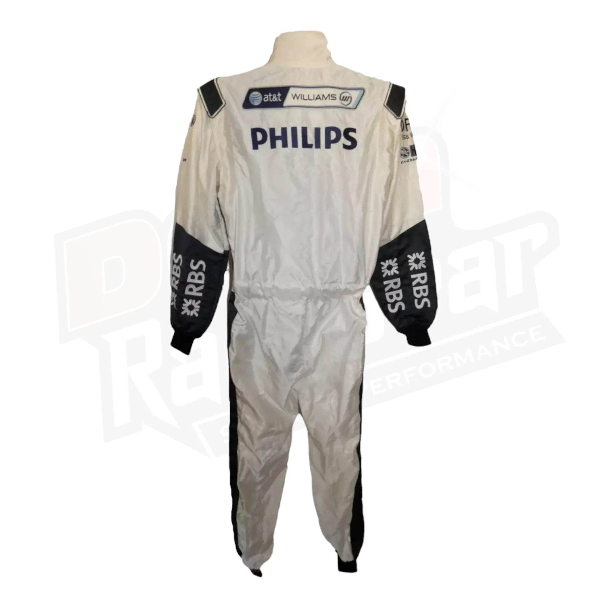 Williams 2009 driver promotional race suit signed by Rosberg and Nakajima - Dash Racegear Store