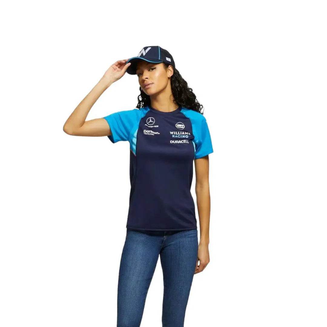 Women's Classic Kit Navy Williams Racing T-Shirt - Dash Racegear Store