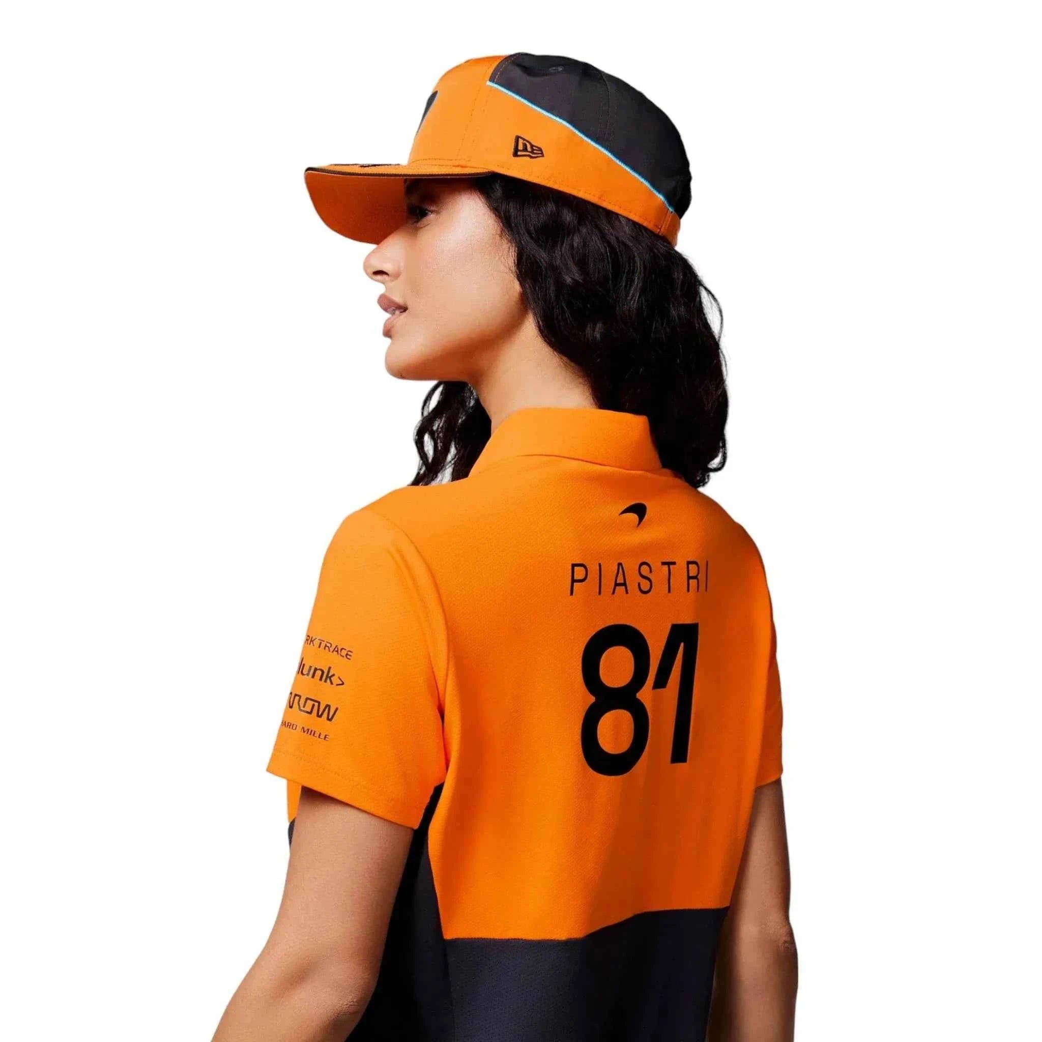 Womens Official Teamwear Polo Shirt Oscar Piastri Formula 1