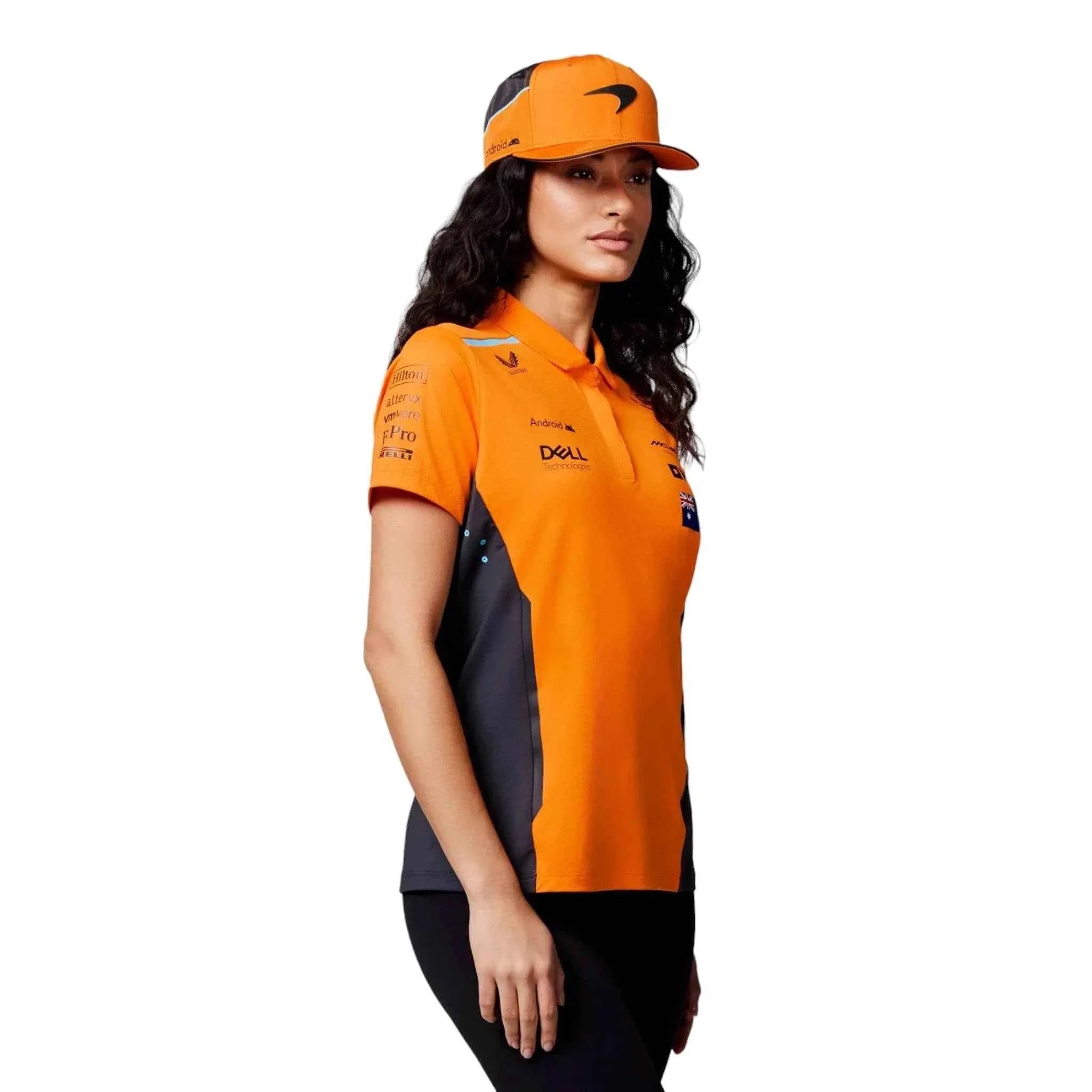 Womens Official Teamwear Polo Shirt Oscar Piastri Formula 1