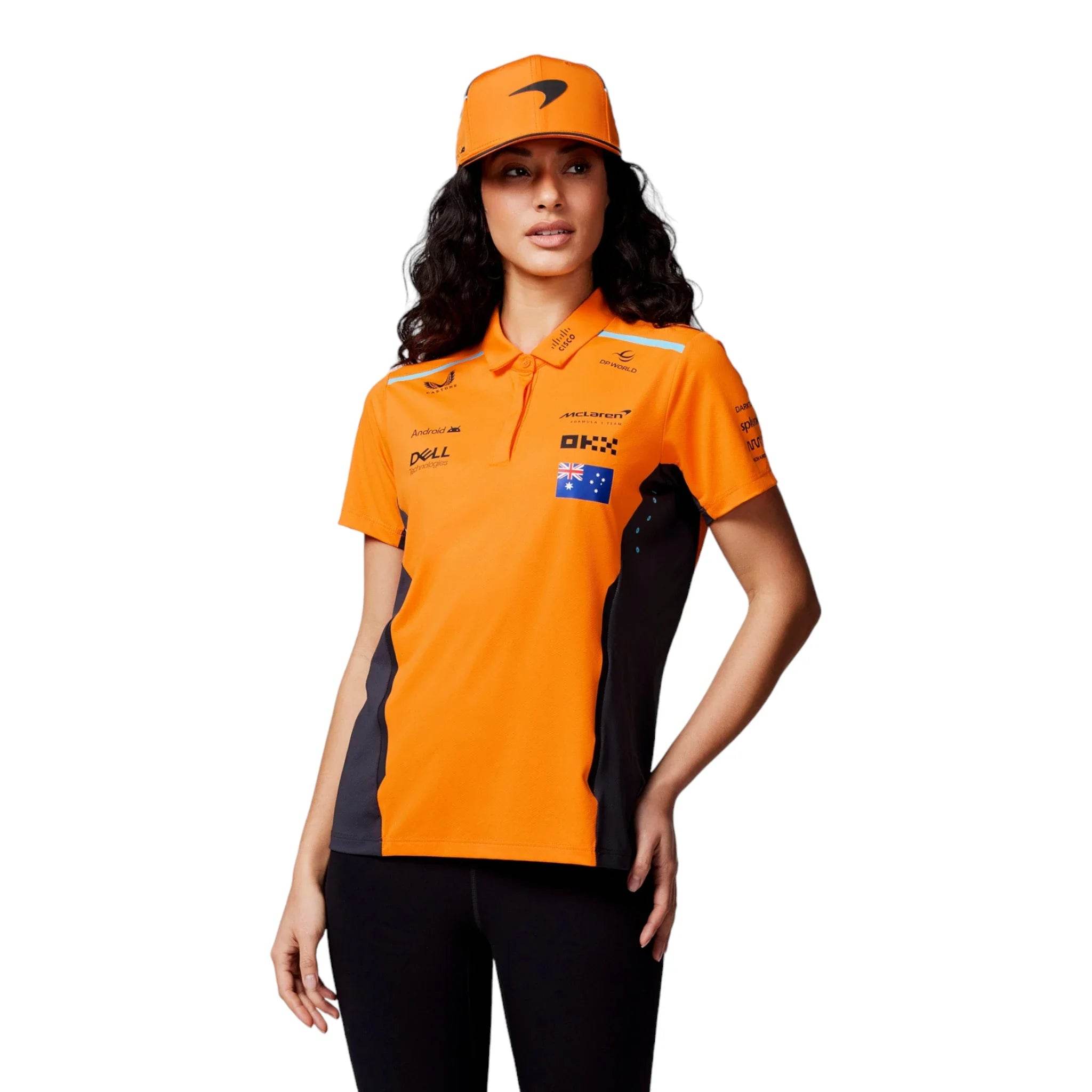 Womens Official Teamwear Polo Shirt Oscar Piastri Formula 1 - Dash Racegear Store