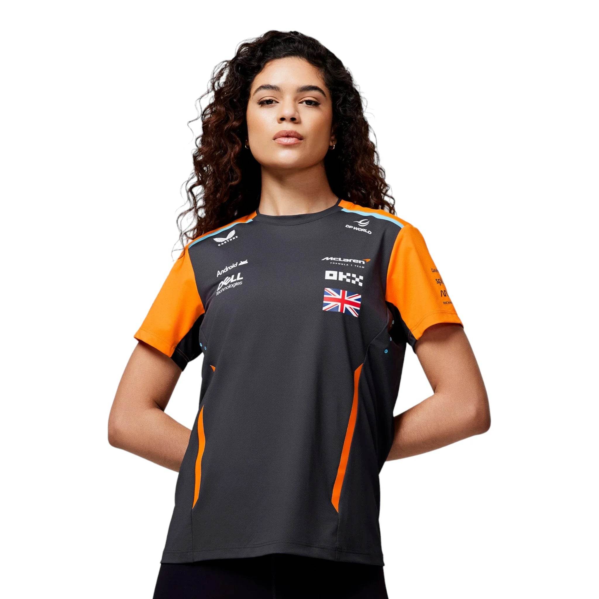 Womens Official Teamwear Set Up T-Shirt Lando Norris Formula 1 - Dash Racegear Store