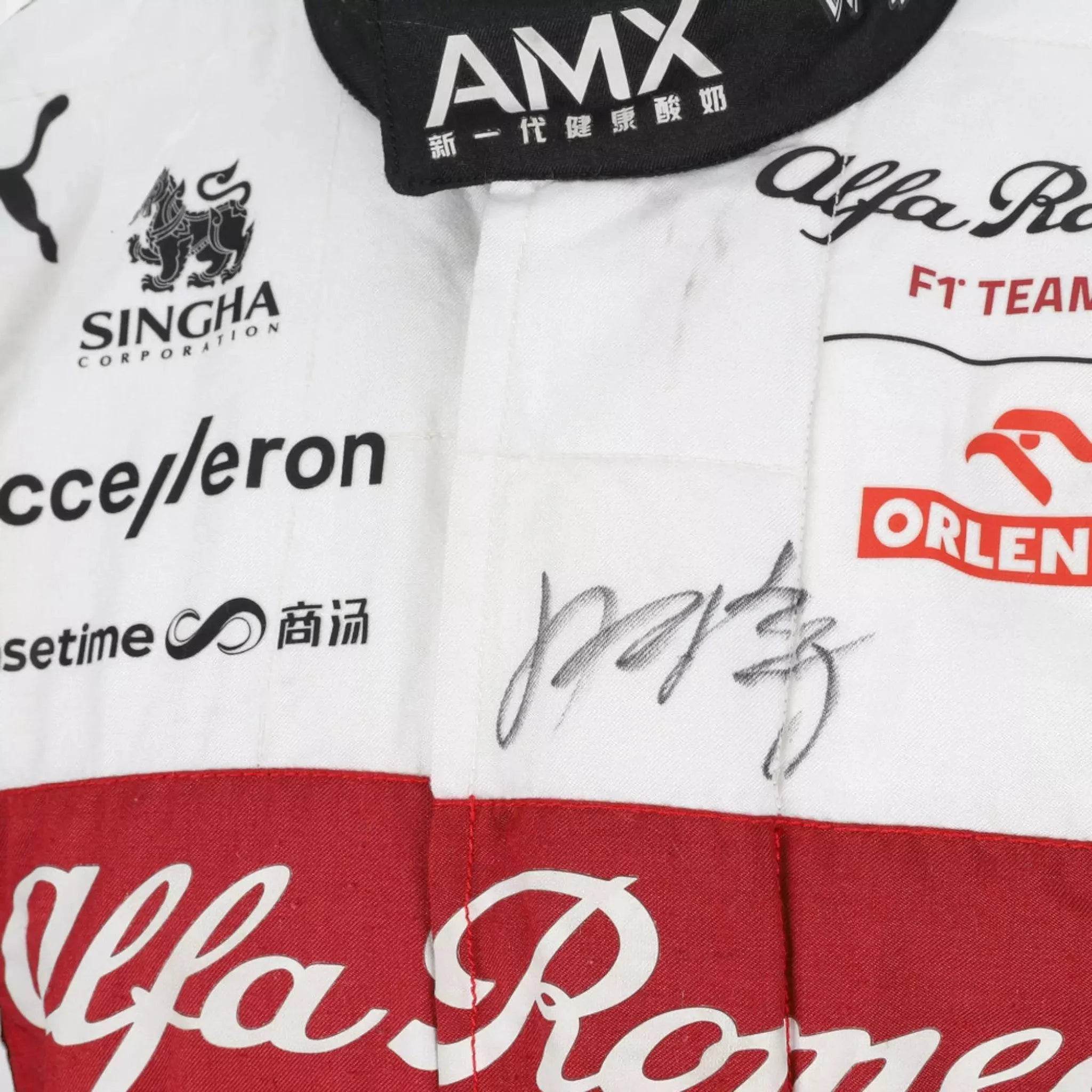 2022 Zhou Guanyu Alfa Romeo F1 Team Race Suit - Dash Racegear Store