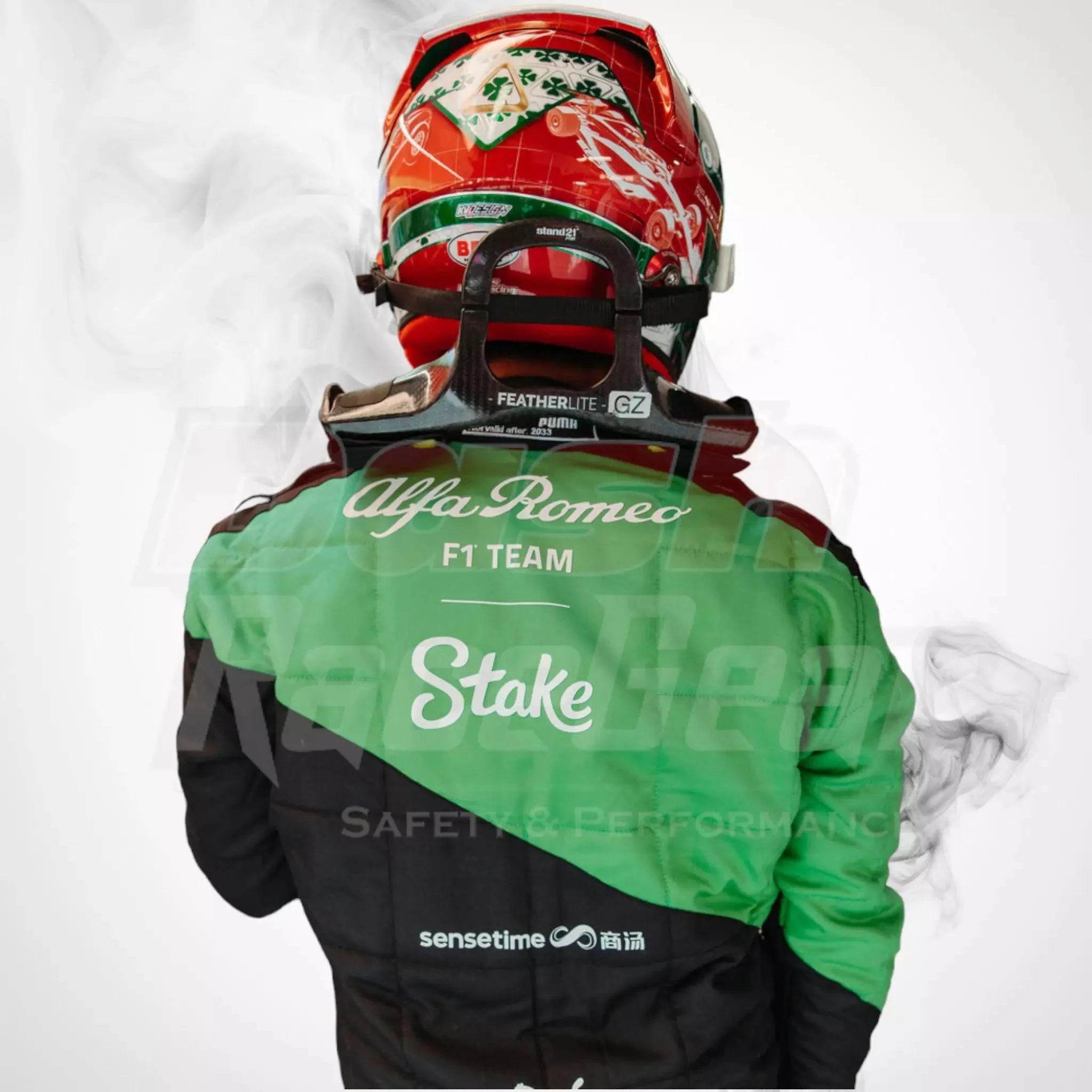 2023 Zhou Guanyu Alfa Romeo F1 Race Suit - Dash Racegear Store