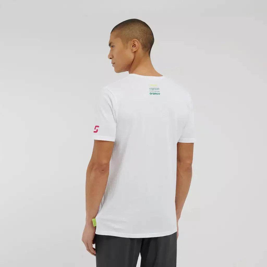 AMF1 Lance Stroll Limited Edition T-Shirt - White - Dash Racegear Store