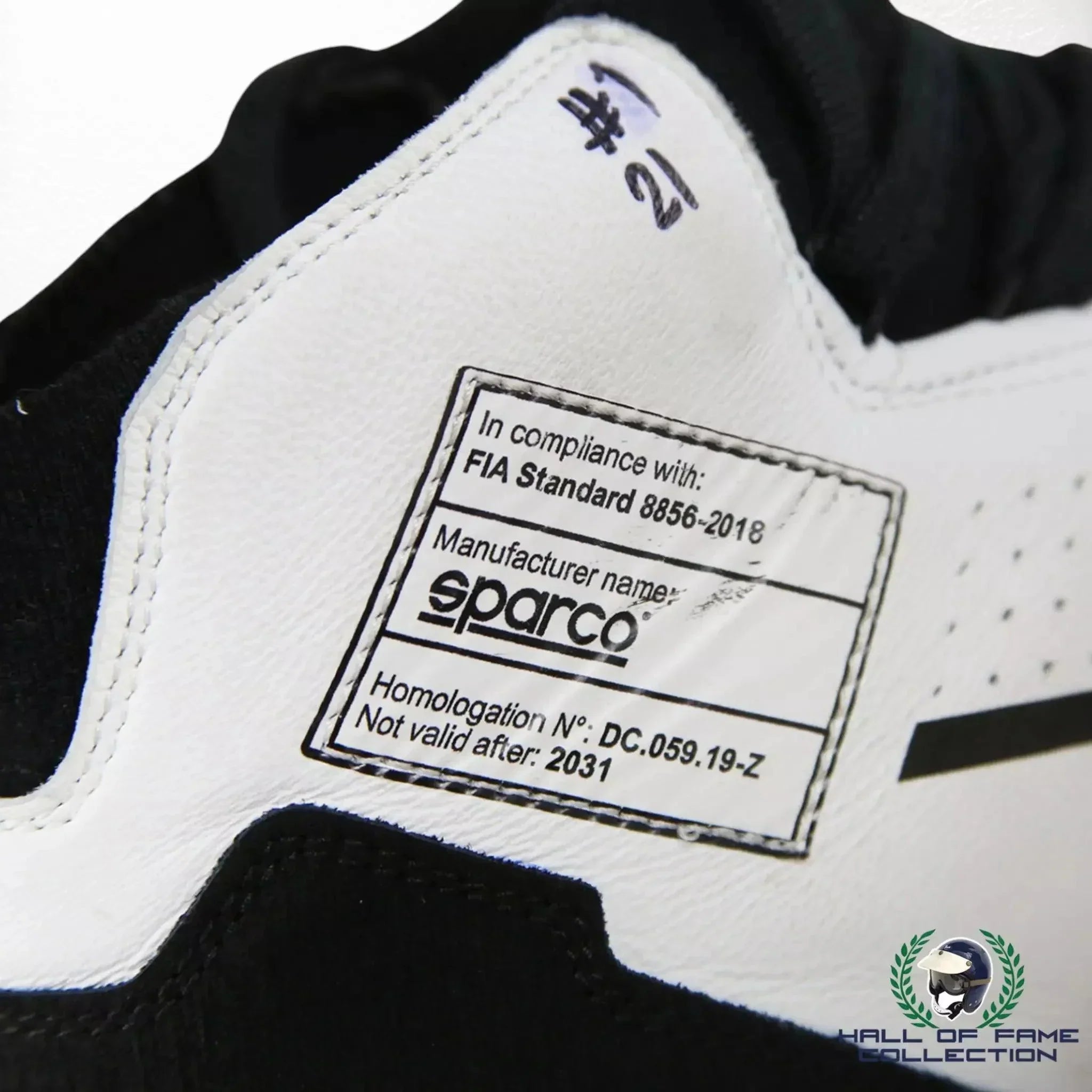 Marcus Ericsson Race Boots Used Indy 500 2021