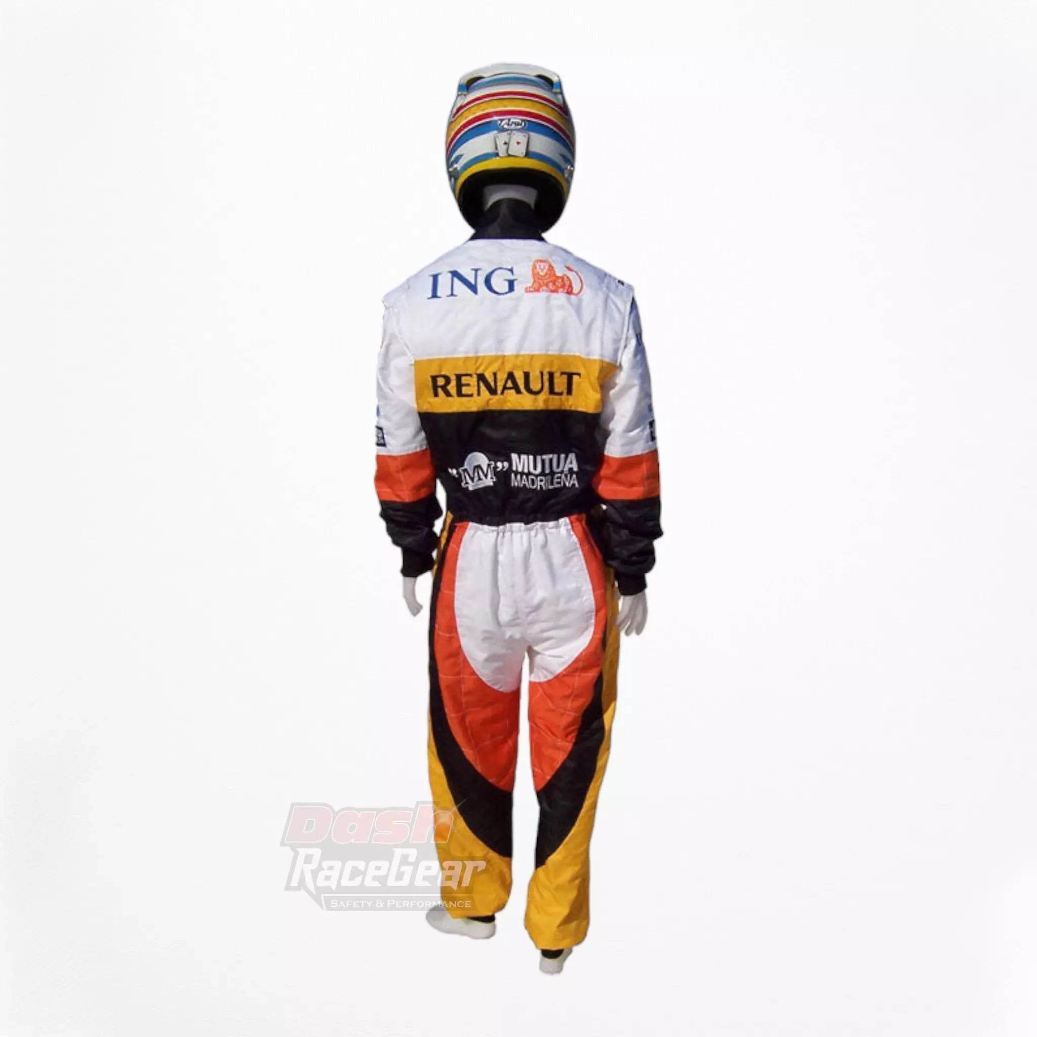 2008 Fernando Alonso Renault F1 Embroidered Racing Suit - Dash Racegear Store