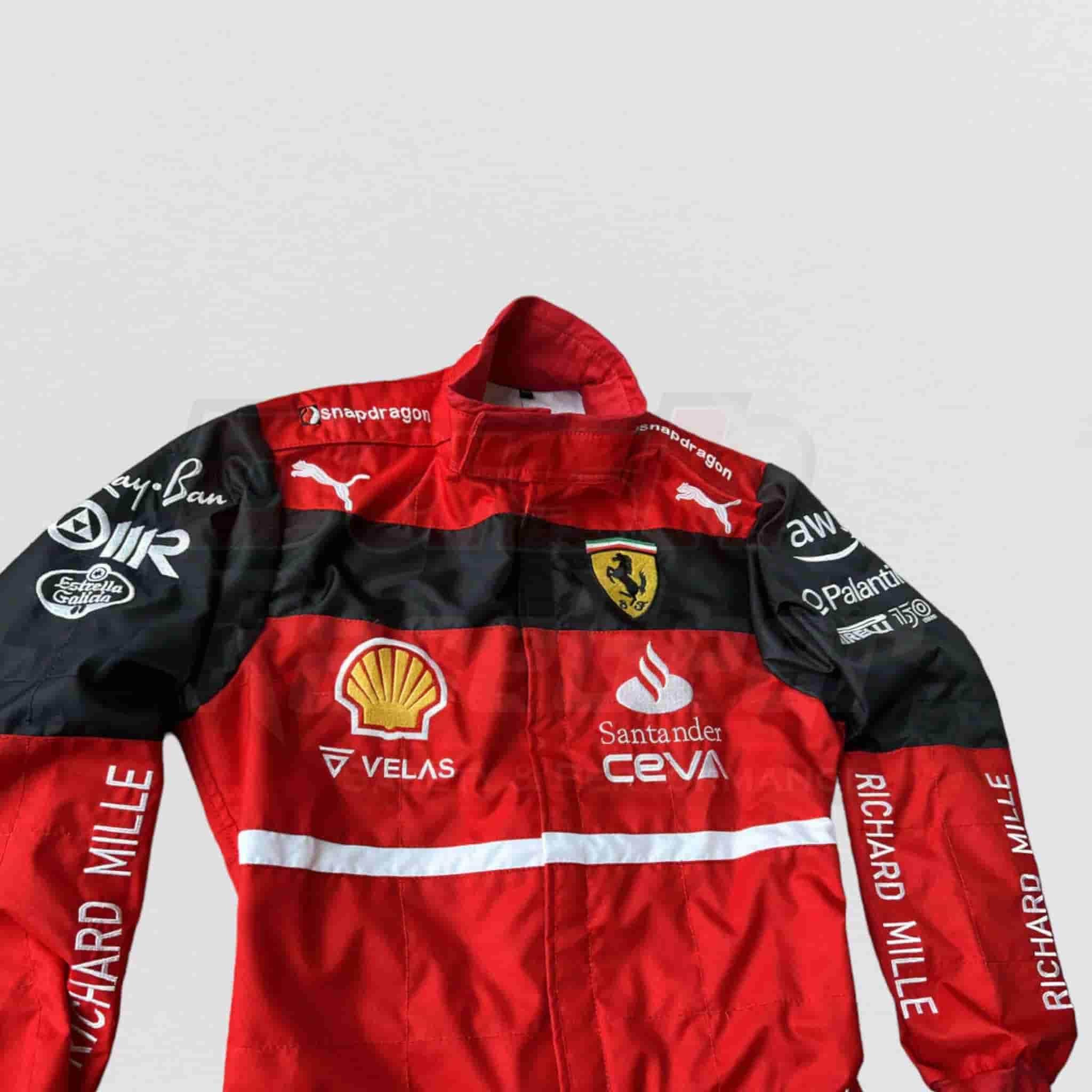 2022 Charles Leclerc Ferrari F1 Racing Suit