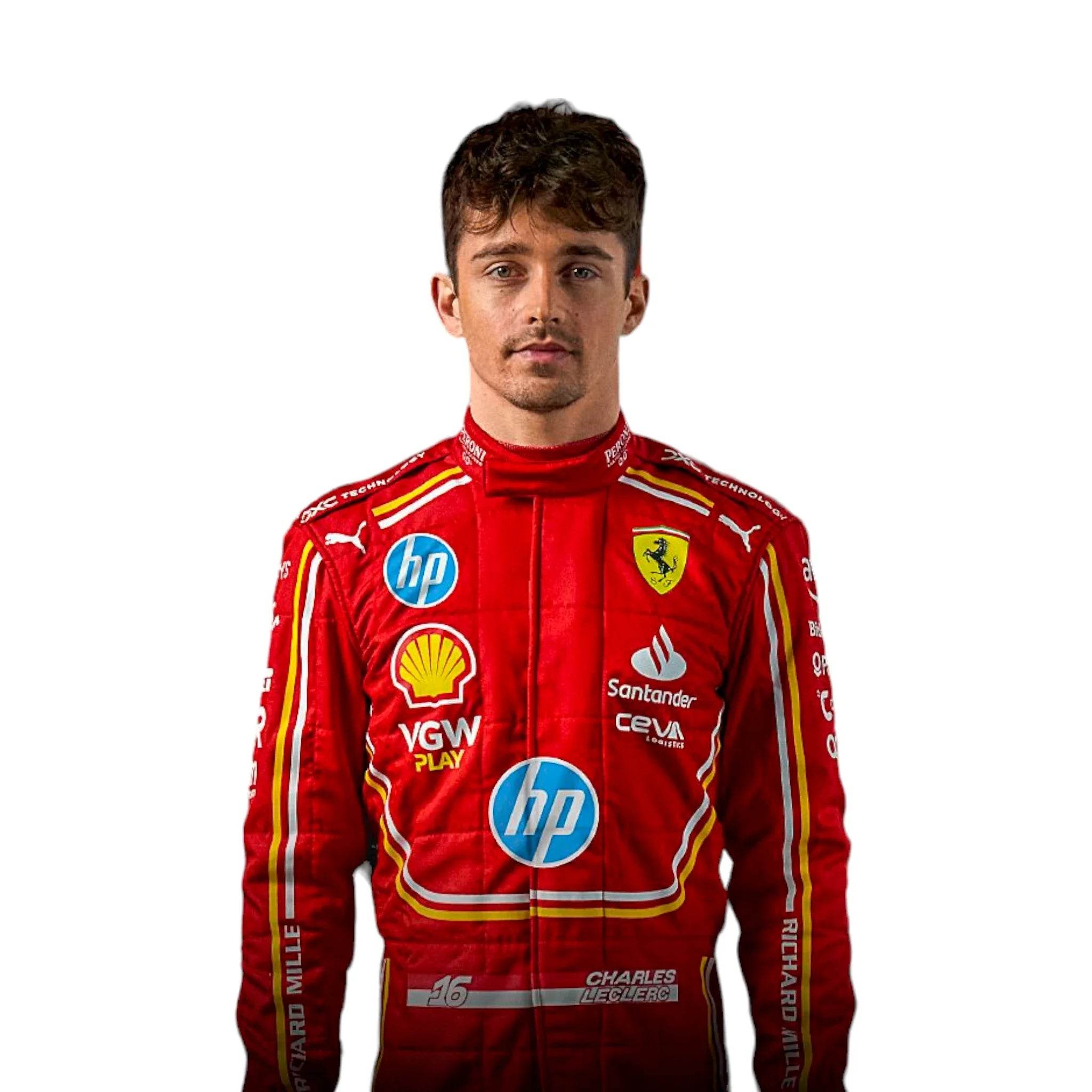 2024 Monaco GP Scuderia Ferrari Hp Charles Leclerc Race Suit - Dash Racegear Store