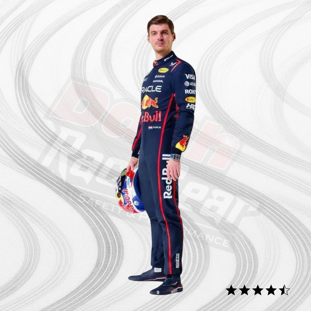 Max Verstappen 2025 Oracle Red Bull F1 Team Race Suit