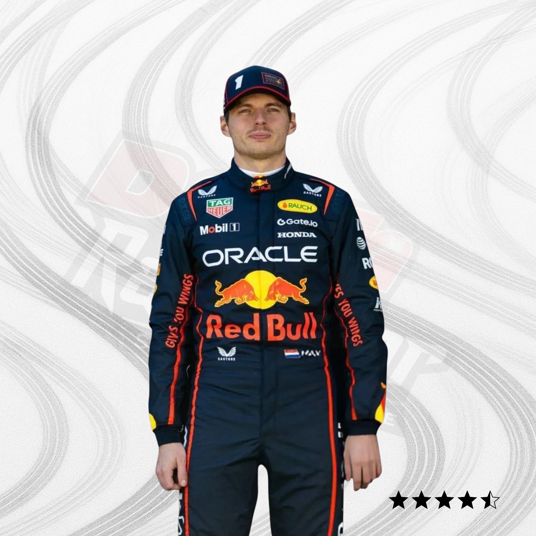 Max Verstappen 2025 Oracle Red Bull F1 Team Race Suit