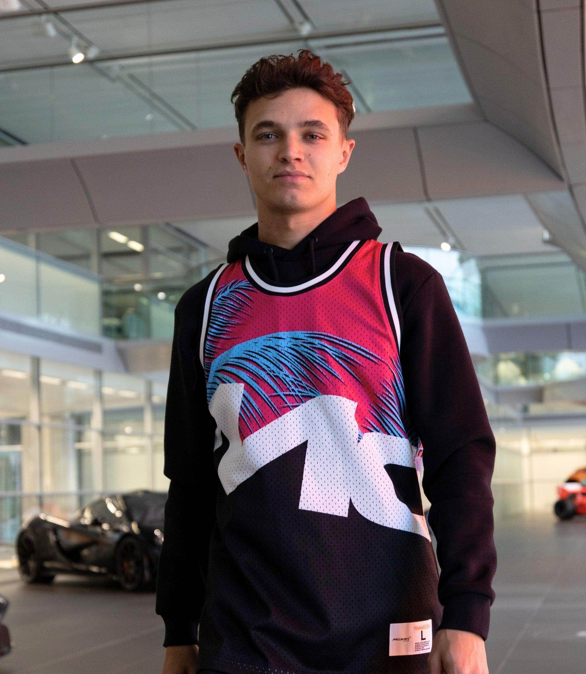 MIAMI GRAND PRIX MESH TANK - MITCHELL & NESS - BLACK/PINK - Dash Racegear Store