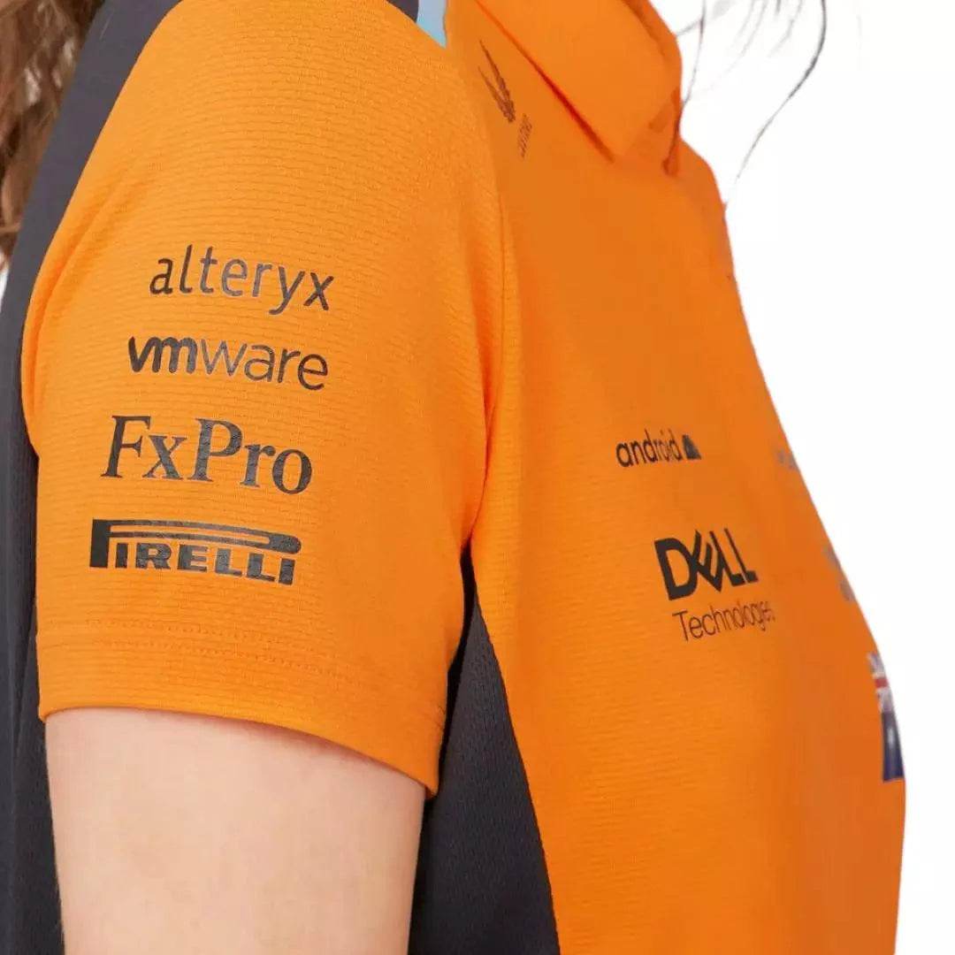 WOMENS MCLAREN REPLICA POLO SHIRT OSCAR PIASTRI - Dash Racegear Store