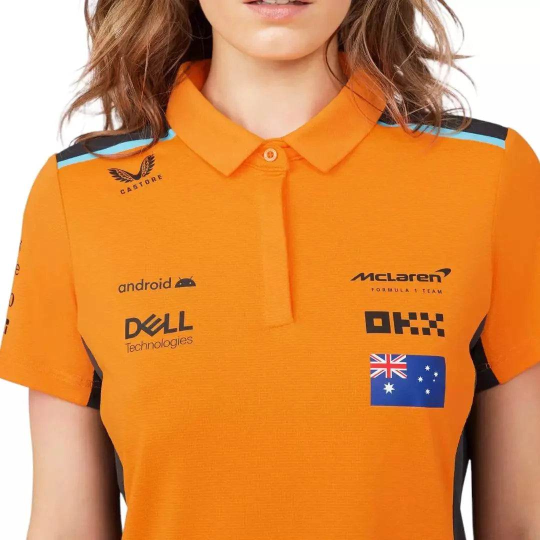 WOMENS MCLAREN REPLICA POLO SHIRT OSCAR PIASTRI