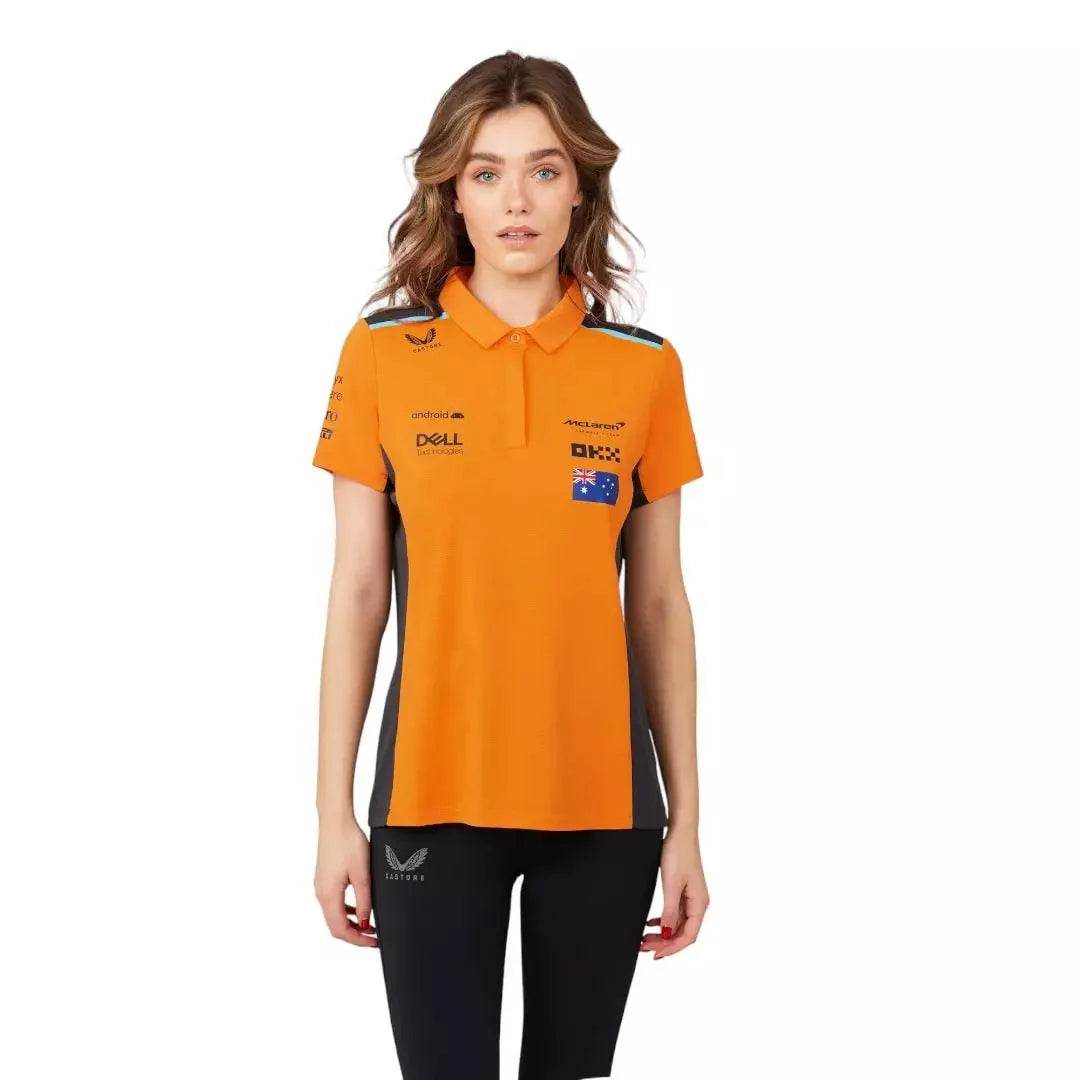 WOMENS MCLAREN REPLICA POLO SHIRT OSCAR PIASTRI - Dash Racegear Store